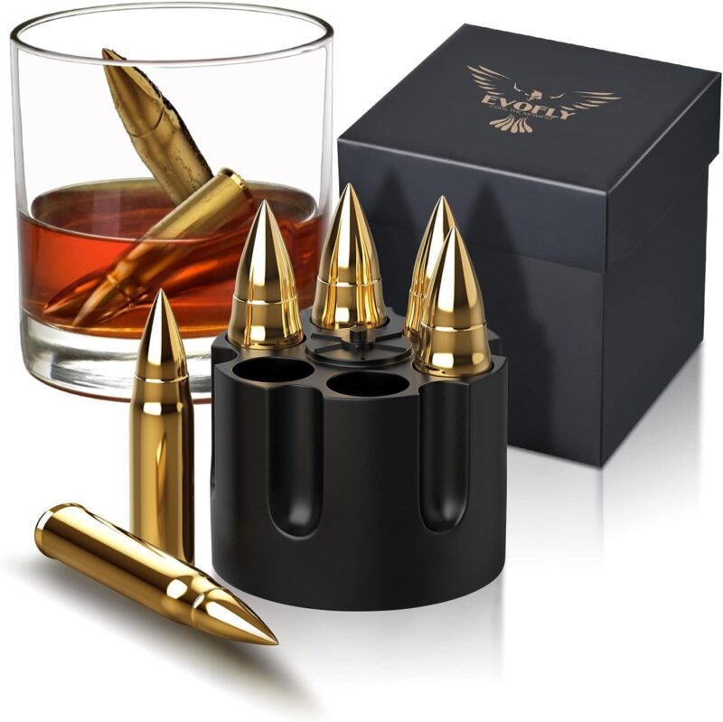 Oaksea®Whiskey Bullet Stones Gifts Set With Box